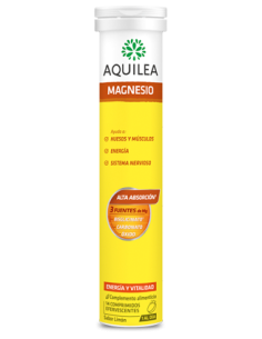 AQUILEA MAGNESIO Complemento alimenticio sabor naranja 14 comprimidos efervescentes