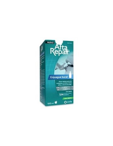 AFTA REPAIR Enjuague bucal sabor menta 100 ml