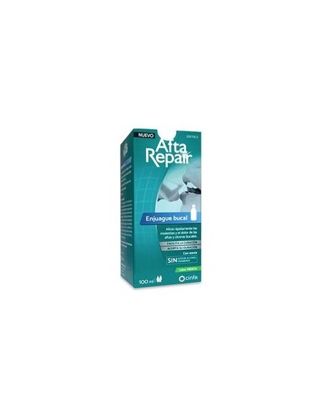 AFTA REPAIR Enjuague bucal sabor menta 100 ml
