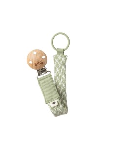BIBS Paci Braid Chupetero trenzado sage/ivory