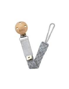 BIBS Paci Braid Chupetero trenzado cloud/iron