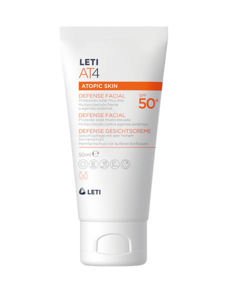 LETI AT4 Atopic Skin Crema Facial SPF50+ Defense 50 ml