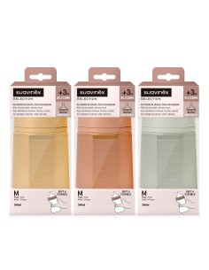 SUAVINEX Biberón Colour Essence de Silicona y Tetina SX Pro 240 ml 2
