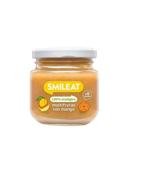 SMILEAT Tarrito Multifrutas con Mango 130 g ECO