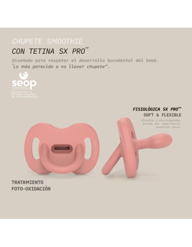 SUAVINEX Chupete Colour Essence con Tetina Fisiológica SX Pro 6-18 meses