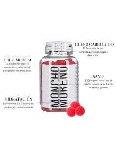 MONCHO MORENO Gummy Better Hair 60 gominolas 240 g 2