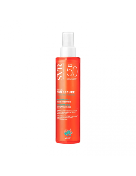 SVR SUN SECURE SPF 50 Aceite Seco Acabado Satinado 200 ml