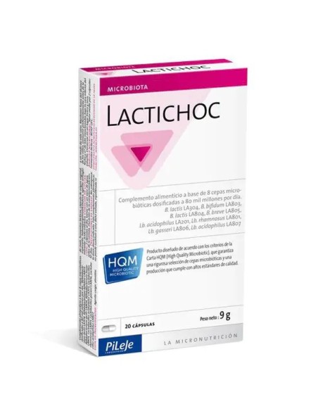 PILEJE LACTIBIANE LACTICHOC 20 cápsulas