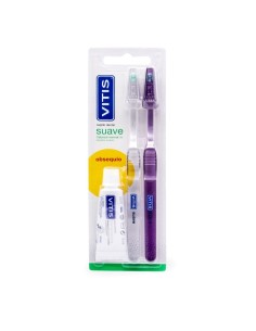 VITIS Duplo Cepillo dental adulto suave