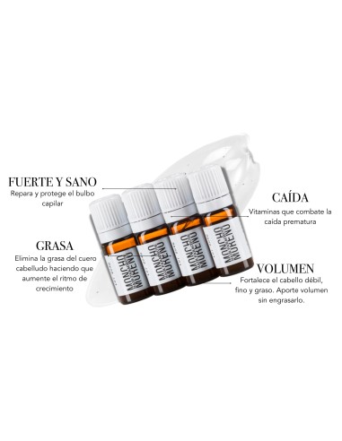 MONCHO MORENO Hair Parachute 12 ampollas