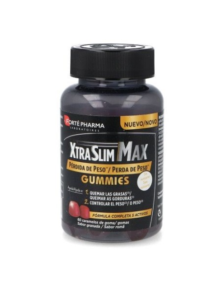 FORTE PHARMA XtraSlim Max pérdida de peso gummies sabor granada 171 g