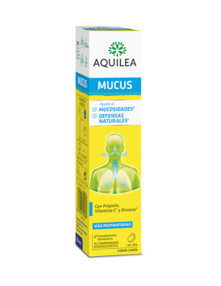 AQUILEA MUCUS ÉL Complemento alimenticio 15 comprimidos efervescentes