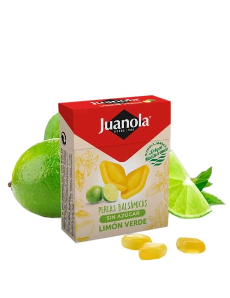 JUANOLA Perlas Balsámicas Sabor Limón Verde 25 g