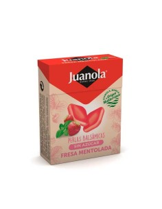 JUANOLA Perlas Balsámicas Sabor Fresa Mentolada 25 g
