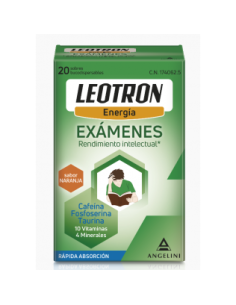 LEOTRON Vitalidad Exámenes 20 sobres bucodispersables