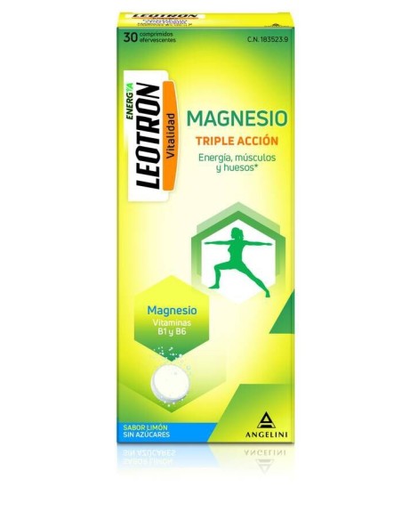LEOTRON Vitalidad Magnesio 36 comprimidos efervescentes