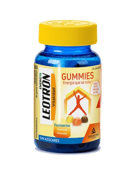LEOTRON Vitalidad Gummies 60 caramelos de goma masticables
