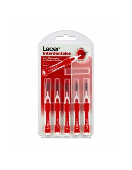LACER INTERDENTALES Active Recto 0.6 mm 6 unidades
