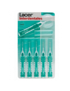 LACER INTERDENTALES Extrafino Recto 0.6 mm 6 unidades