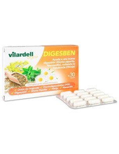 VILARDELL Digesben 30 cápsulas