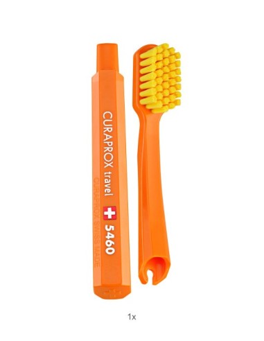 CURAPROX TRAVEL SET Naranja Cepillo + Pasta aApple/Aloe + Interdental