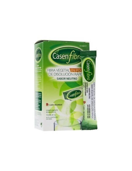 CASEN FIBRA Fibra vegetal en polvo 14 sticks de 5 g