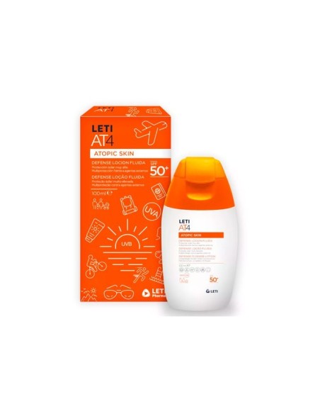 LETI AT4 Atopic Skin SPF50+ Loción Fluida 100 ml
