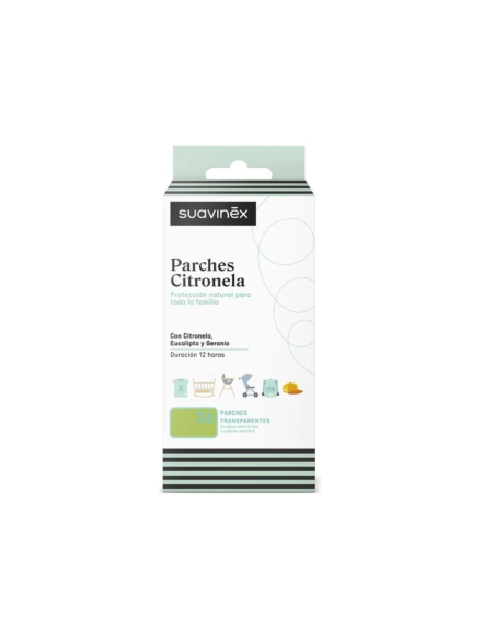 SUAVINEX Parches de Citronela 36 unidades