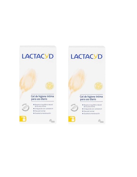 LACTACYD Pack Gel higiene íntima diaria 200ml + 200ml