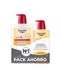 EUCERIN PH5 Oleogel de Ducha 1000 ml + 400 ml PACK AHORRO
