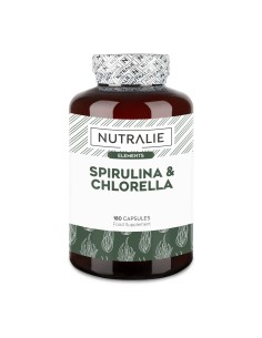 NUTRALIE Spirulina & Chlorella 180 cápsulas NUTRALIE Spirulina & Chlorella 180 cápsulas