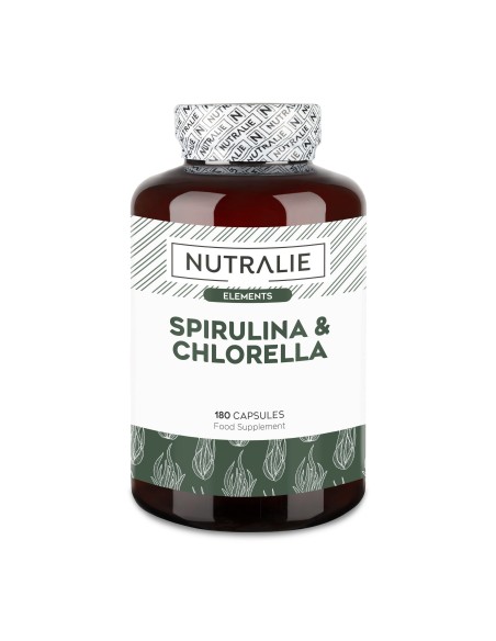 NUTRALIE Spirulina & Chlorella 180 cápsulas