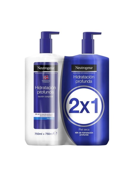 NEUTROGENA Duplo Deep moisture Loción corporal 2 x 750 ml