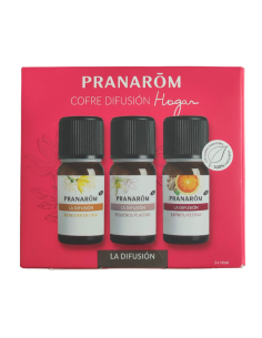 PRANARÔM LA DIFUSIÓN Cofre Hogar 3 Sinergias de 10ml PRANARÔM LA DIFUSIÓN Cofre Hogar 3 Sinergias de 10ml