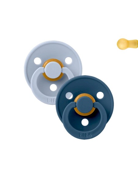 Hevea chupete goma natural 0-3 m color anaranjado y anatómico