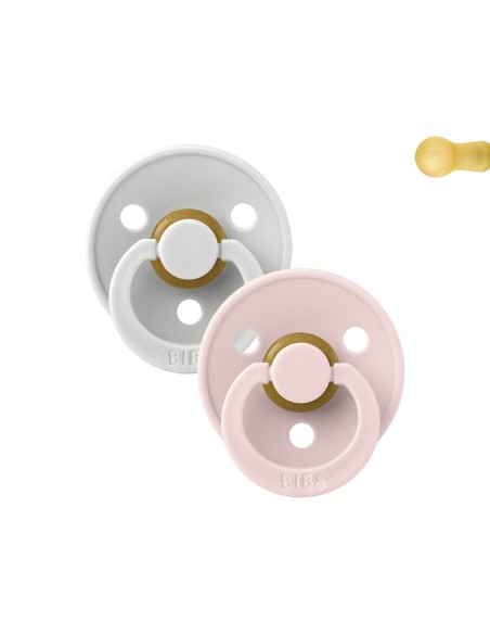 Hevea chupete goma natural 0-3 m color anaranjado y anatómico