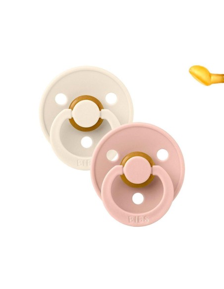 Hevea chupete goma natural 0-3 m color anaranjado y anatómico