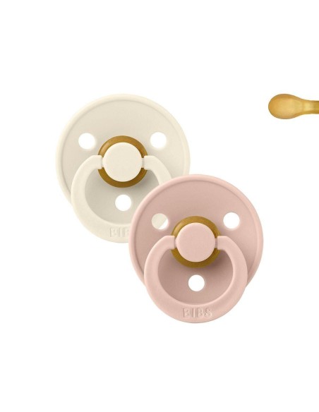 Hevea chupete goma natural 0-3 m color anaranjado y anatómico