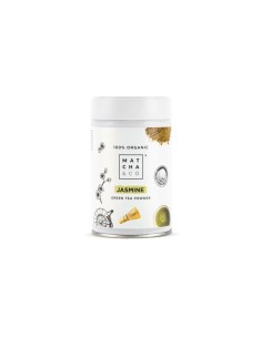 MATCHA & CO Jasmine Té verde y Jazmín orgánico en polvo 30 g