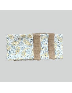 OJALA Liberty Toallitas desmaquillantes ecológicas reutilizables flores mod. 5 2