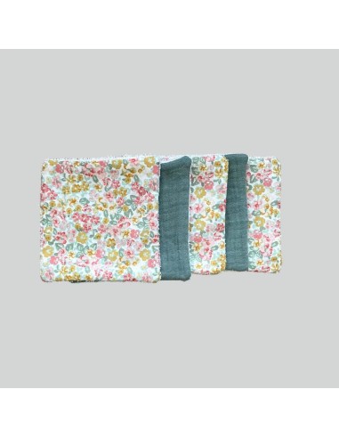 OJALA Liberty Toallitas desmaquillantes ecológicas reutilizables flores mod. 6