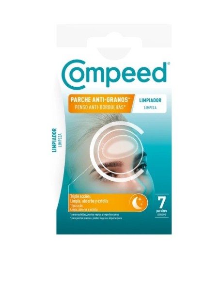 COMPEED Parche Anti-granos Limpiador 7 unidades