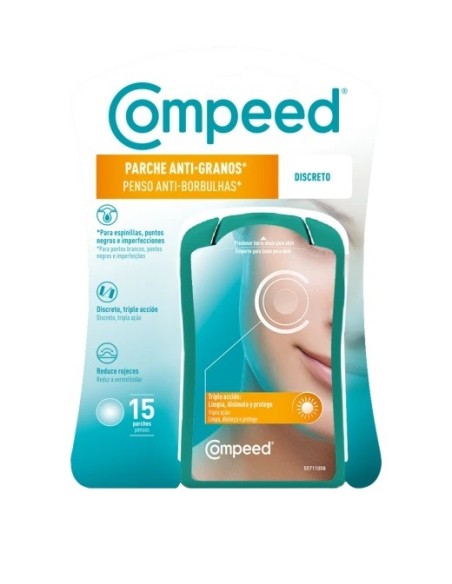 COMPEED Parche Anti-granos Discreto 15 unidades