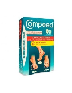 COMPEED Ampollas 10 apósitos surtidos pack ahorro