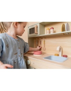 little dutch cocina de madera azúl 2