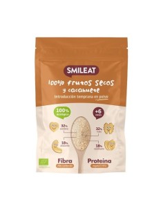 SMILEAT 100 % Frutos Secos y Cacahuete Polvo 200 g