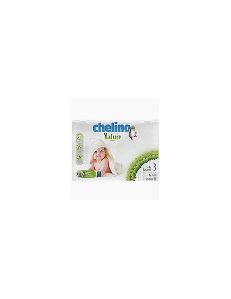 CHELINO NATURE Pañales Talla 3 de 4-10 Kg 36 unidades
