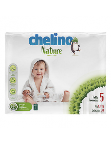 CHELINO PAÑALES TALLA 5 13-18 KG 30 UNIDADES