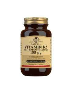 SOLGAR Vitamina K2 100 μg 50 cápsulas vegetales