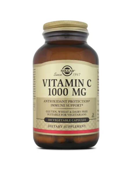 SOLGAR Vitamina C 1000 mg 100 cápsulas vegetales